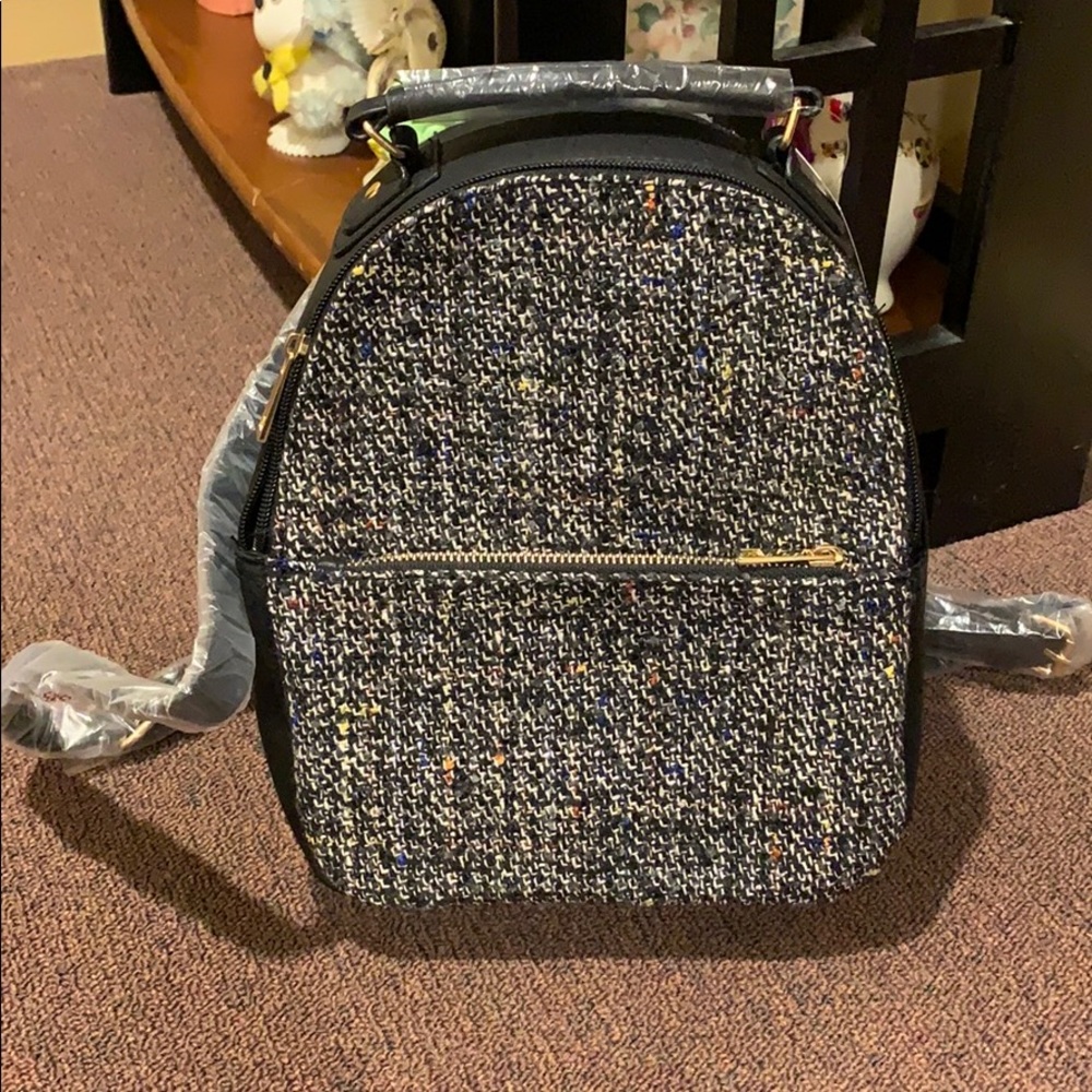 BNWT Tweed Mini Backpack - Picture 3 of 6